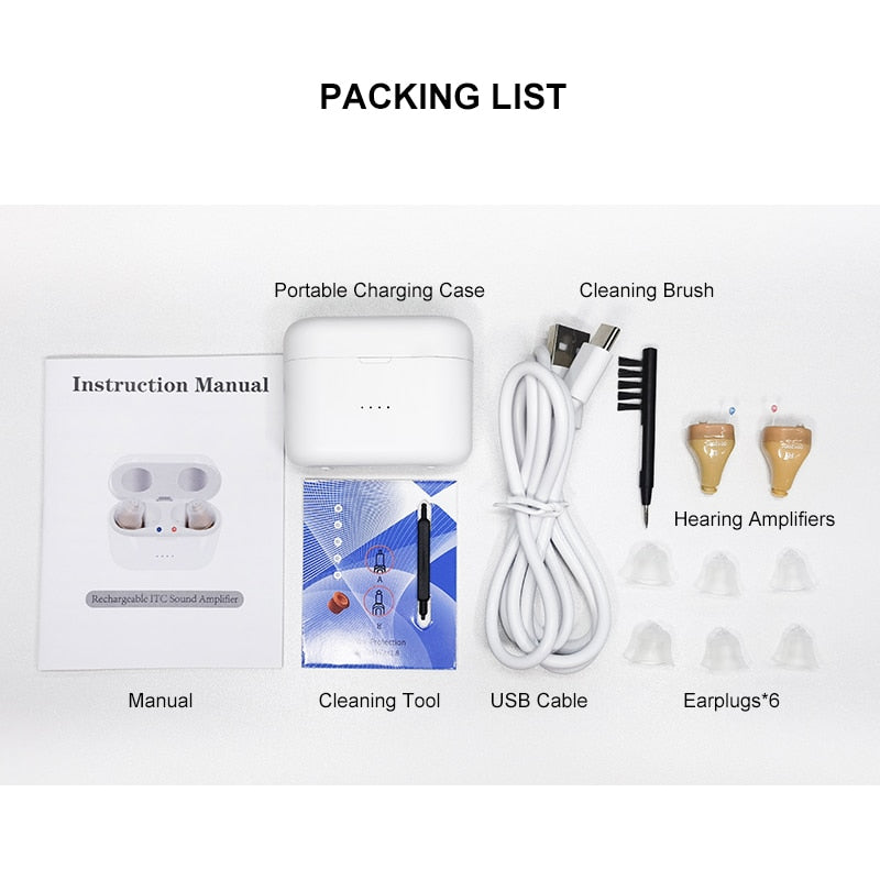 The compact CIC™ Rechargeable Hearing Aids